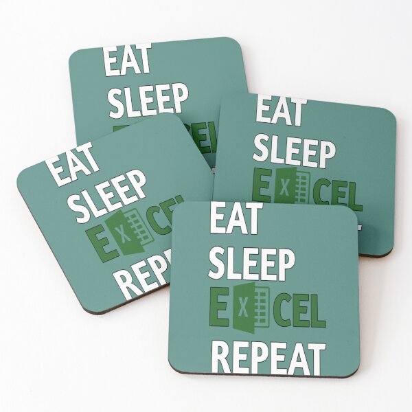 Item preview, Eat sleep excel repeat    designed and sold by Willy-UK.