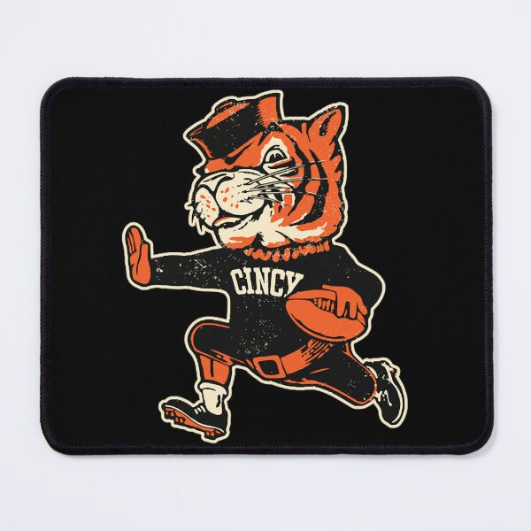 Cincinnati Bengals Retro Mascot Fan Design Art Print