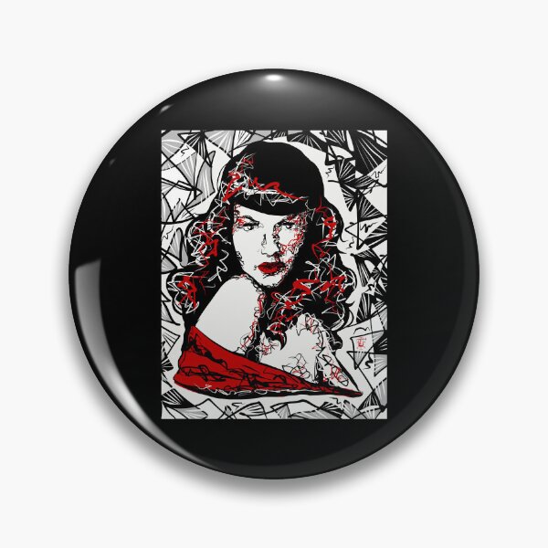 Item preview, Mens My Favorite Bettie Page Illustration  Black And Pink Fashion Victim designed and sold by Gutmann1220.