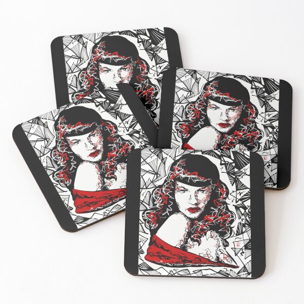 Item preview, Mens My Favorite Bettie Page Illustration  Black And Pink Fashion Victim designed and sold by Gutmann1220.
