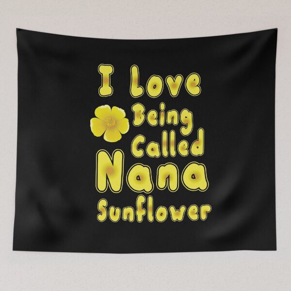 Artikelvorschau, Ich liebe es, Nana-Sonnenblume genannt zu werden, lustiges Blumen-Muttertagsgeschenk, Claire-Gelb-Nana-Blumen-Design mit Farbverlauf entworfen und verkauft von pedrored369.