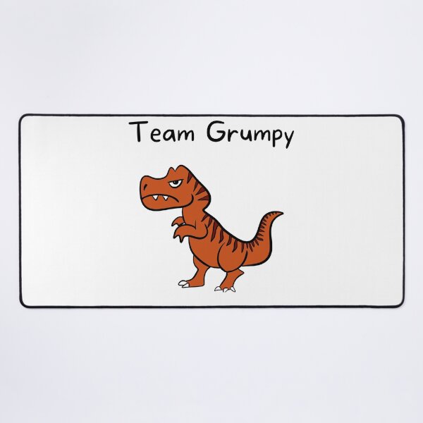 Item preview, Team Grumpy Dinosaur T-Rex Cartoon Drawing designed and sold by SparkyMae.