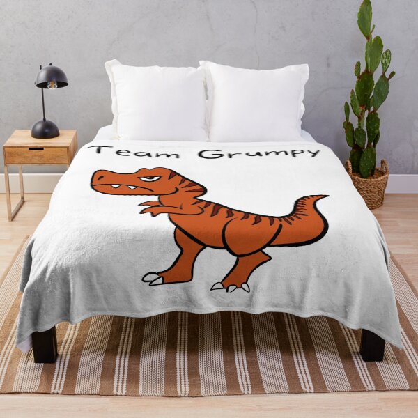 Item preview, Team Grumpy Dinosaur T-Rex Cartoon Drawing designed and sold by SparkyMae.