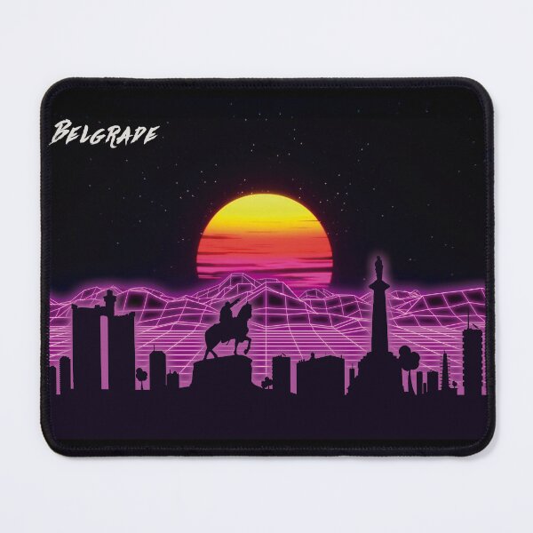 Item preview, Belgrade Skyline Neon Nights designed and sold by DFerraz.