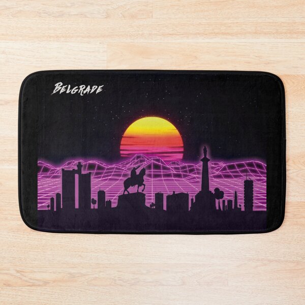 Item preview, Belgrade Skyline Neon Nights designed and sold by DFerraz.