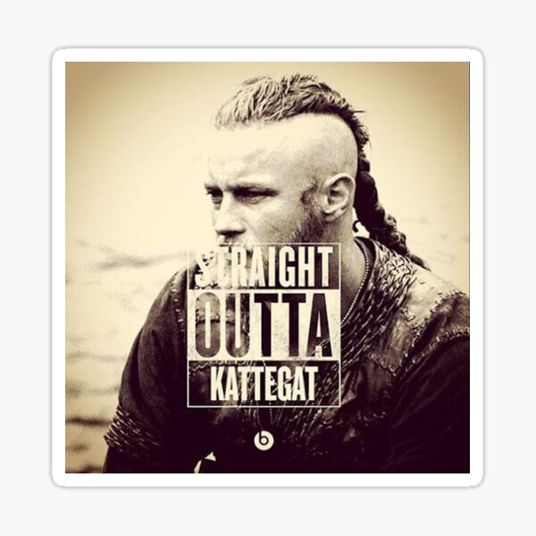 tout droit kattegat Sticker