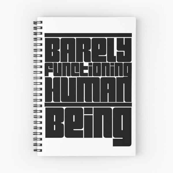 Item preview, Barely Functioning Human Being Sarcastic Funny T shirt  designed and sold by marinn.