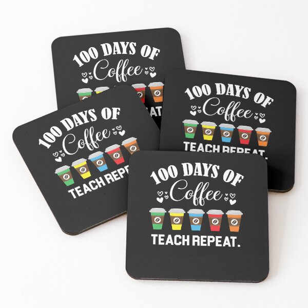 Item preview, 100 DAYS OF COFFEE & CHAOS 100th Day School Teacher designed and sold by hasanmasud.