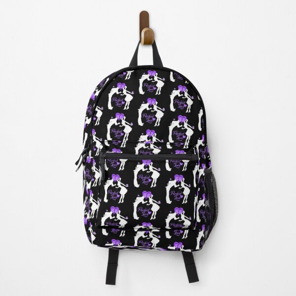 Item preview, Perfect Love (Purple/White on Black) designed and sold by PawsitiveMum.