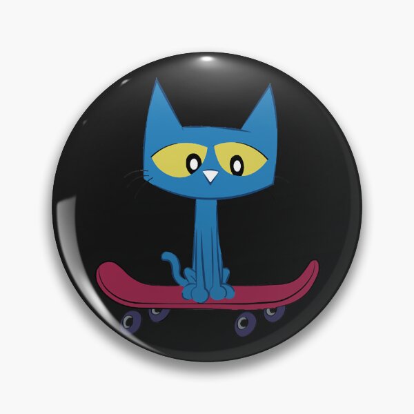 Item preview, blue cat skateboarding Cap designed and sold by LeahBuyukbas.