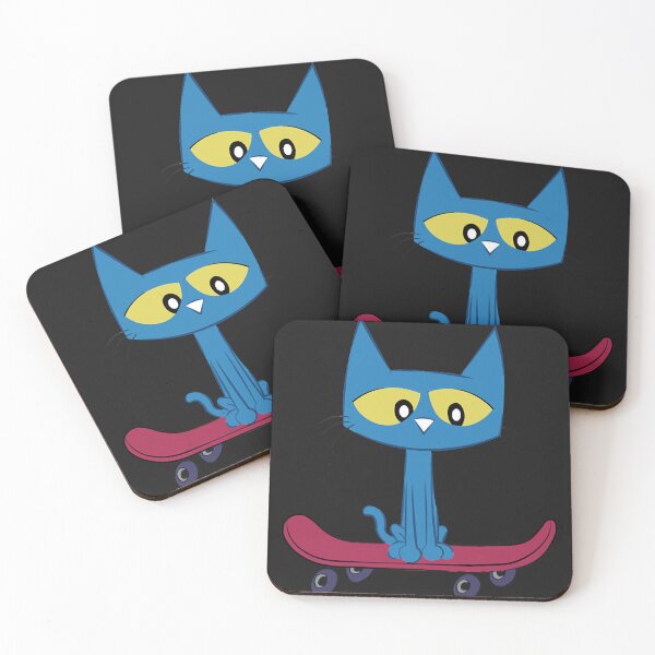 Item preview, blue cat skateboarding Cap designed and sold by LeahBuyukbas.