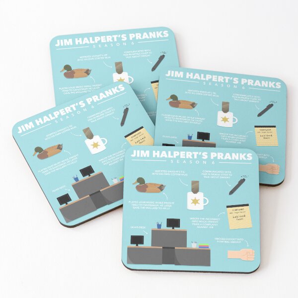 Item preview, The Office Jim Halpert’s Pranks S6 designed and sold by cutermelon.