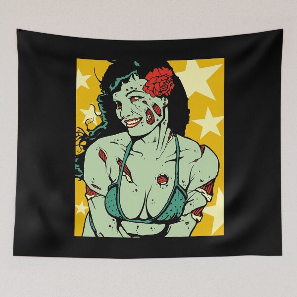 Item preview, Music Retro Pinup Zombie Bettie V12 Poster Men All Sizes designed and sold by Gutmann1220.