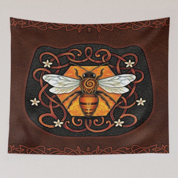 Item preview, Bee Draw Celtic art designed and sold by MatildaWatson.