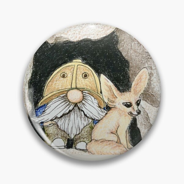 Item preview, Fenec Fox and an Explorer Gnome designed and sold by SarahCD13.