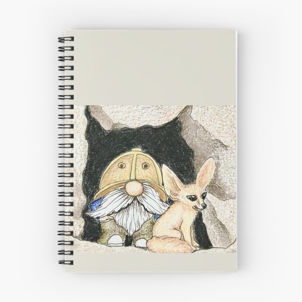 Item preview, Fenec Fox and an Explorer Gnome designed and sold by SarahCD13.