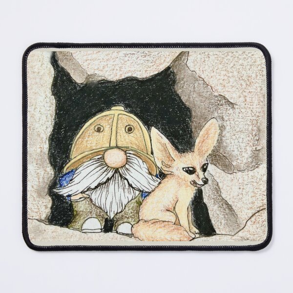 Item preview, Fenec Fox and an Explorer Gnome designed and sold by SarahCD13.