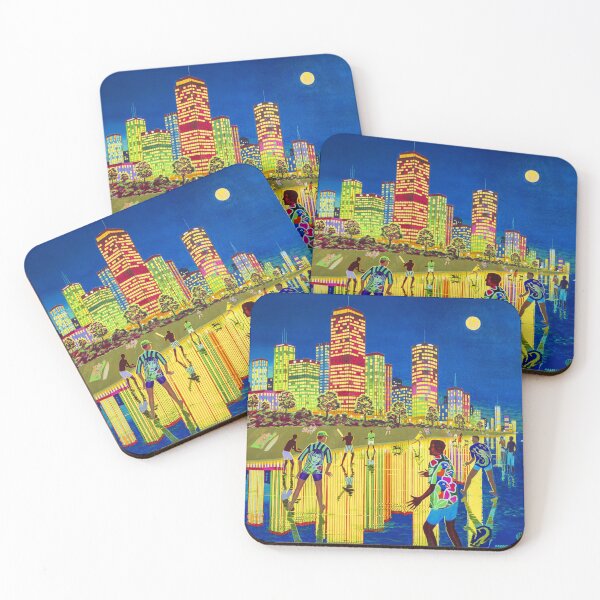 Item preview, Night Cricket Gold Coast designed and sold by SperringArt.