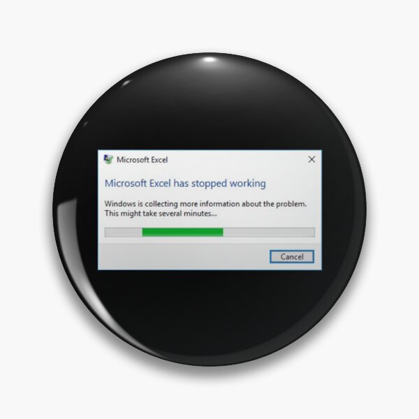 Item preview, Excel has stopped working   designed and sold by Willy-UK.