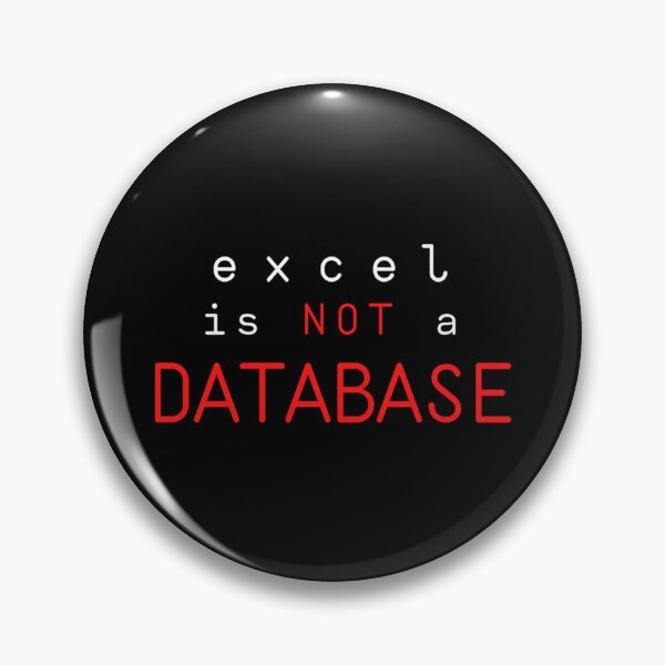 Item preview, Excel is Not a Database   designed and sold by Willy-UK.
