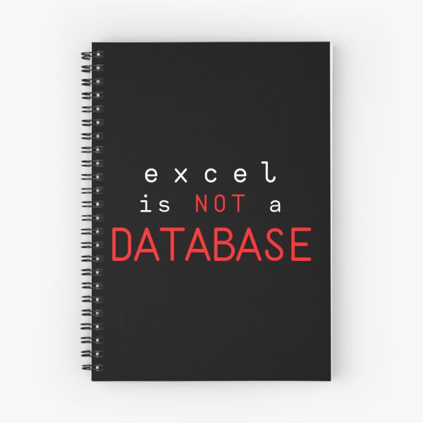 Item preview, Excel is Not a Database   designed and sold by Willy-UK.
