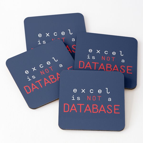Item preview, Excel is Not a Database   designed and sold by Willy-UK.