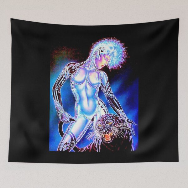 Item preview, Retro Femme And Felin Neon Black And Pink Fashion Victim designed and sold by Gutmann1220.