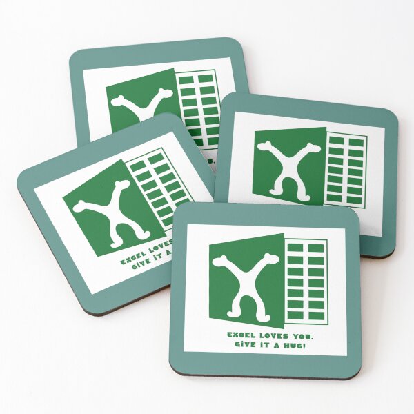 Item preview, Excel loves you, give it a hug   designed and sold by Willy-UK.