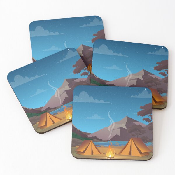 Item preview, Camp by the campfire designed and sold by MatildaWatson.