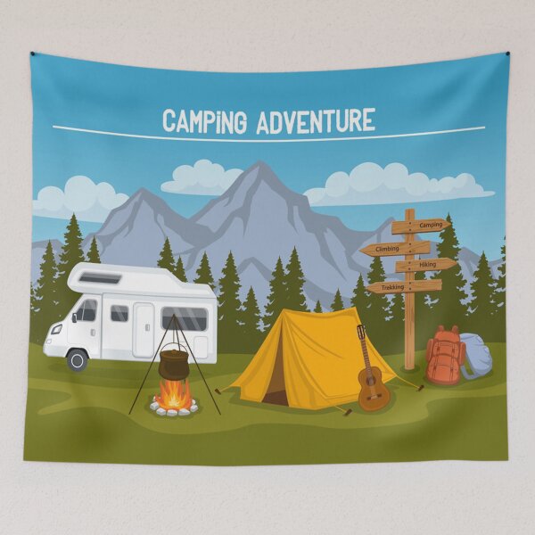 Item preview, Camping Adventure designed and sold by MatildaWatson.
