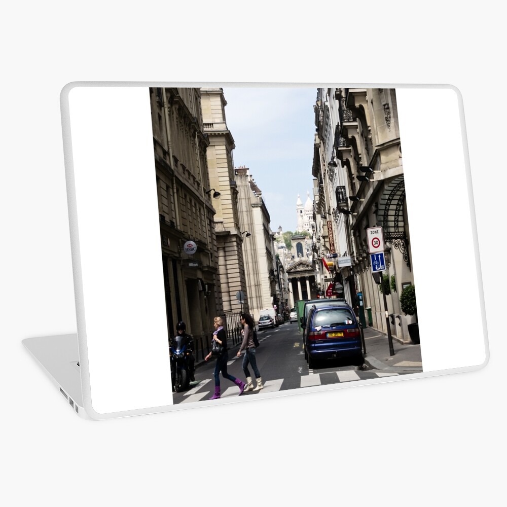 Glimpse of Sacred Heart - Paris France Laptop Skin