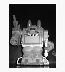 black and white of warlord Photographic Print