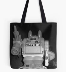 black and white of warlord Tote Bag