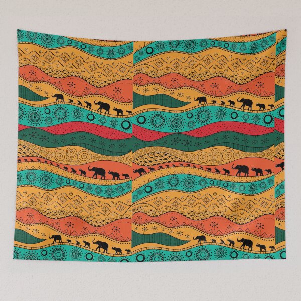 Item preview, Elephant Tribal african draw designed and sold by Wilkinson39.