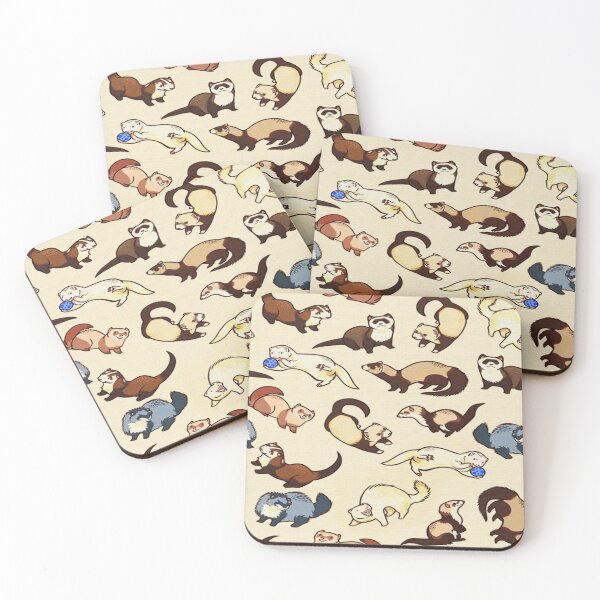 Item preview, Ferrets Otter Cute Pattern designed and sold by Wilkinson39.