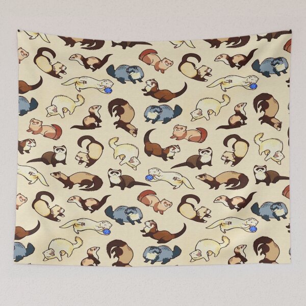 Item preview, Ferrets Otter Cute Pattern designed and sold by Wilkinson39.