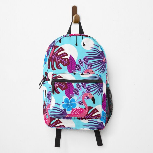 Item preview, Flamingo Pink Blue tropical designed and sold by Wilkinson39.