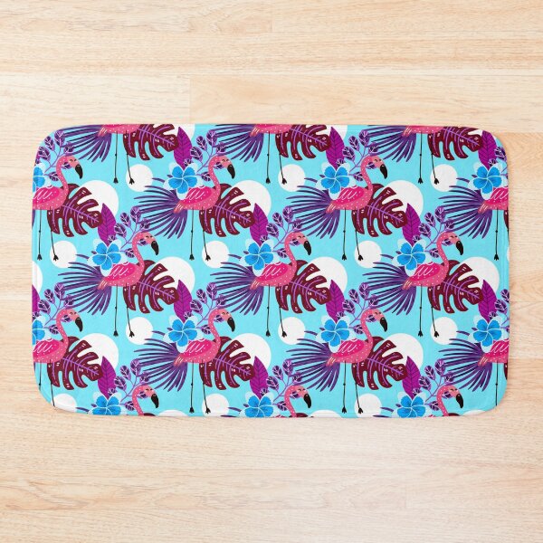 Aperçu de l'œuvre Flamant rose bleu tropical créée et vendue par Wilkinson39.