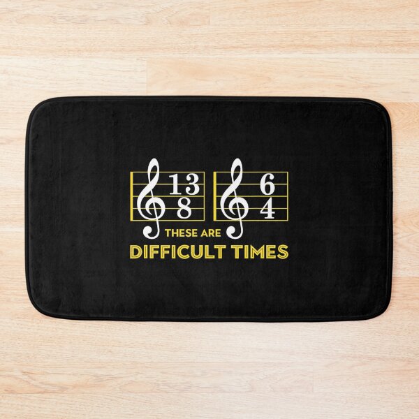 Item preview, se are difficult times  - music lover s designed and sold by ManioCalase.