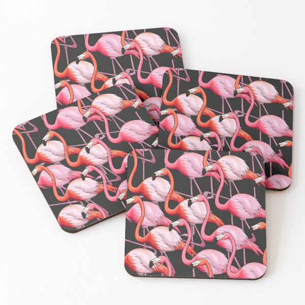 Artikelvorschau, Flamingo nahtlos bunt entworfen und verkauft von Wilkinson39.