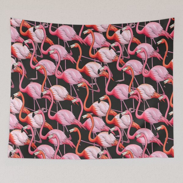 Item preview, Flamingo seamless Colorful designed and sold by Wilkinson39.