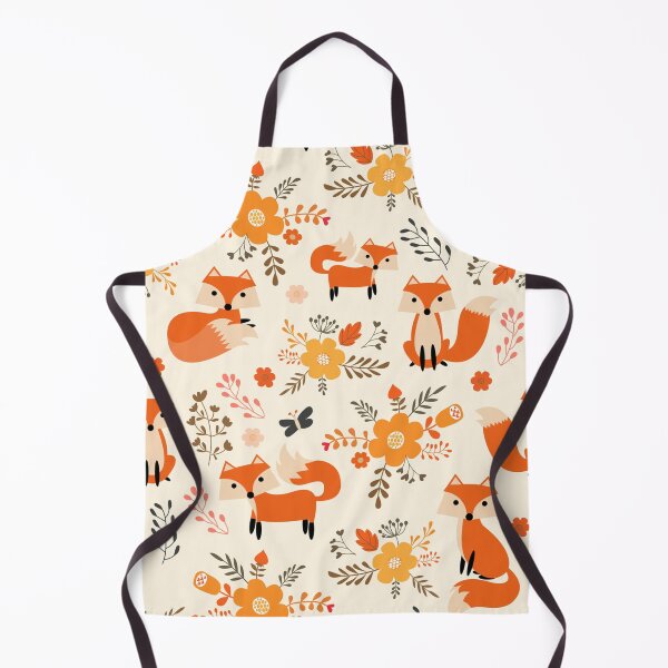 Item preview, Fox flower seamless pattern designed and sold by Wilkinson39.