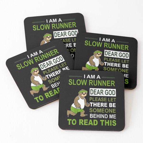 Item preview, I Am A Slow Runner Dear God Running Sloth  designed and sold by tomekae.