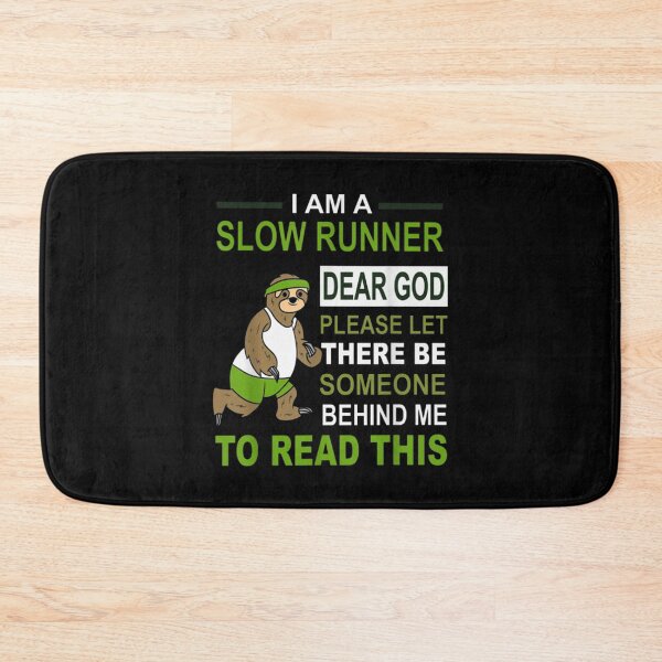 Item preview, I Am A Slow Runner Dear God Running Sloth  designed and sold by tomekae.
