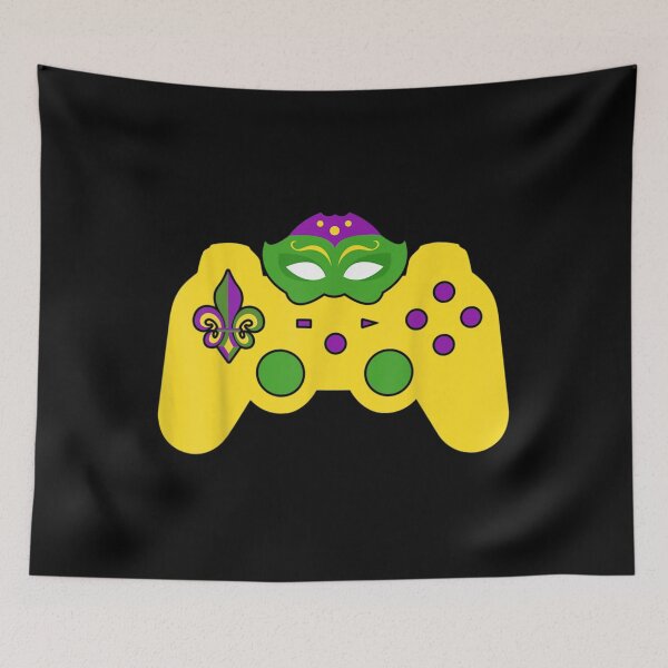 Item preview, Video Game Mask Beads Kids Mardi Gras Gamer Boys Men  designed and sold by tomekae.