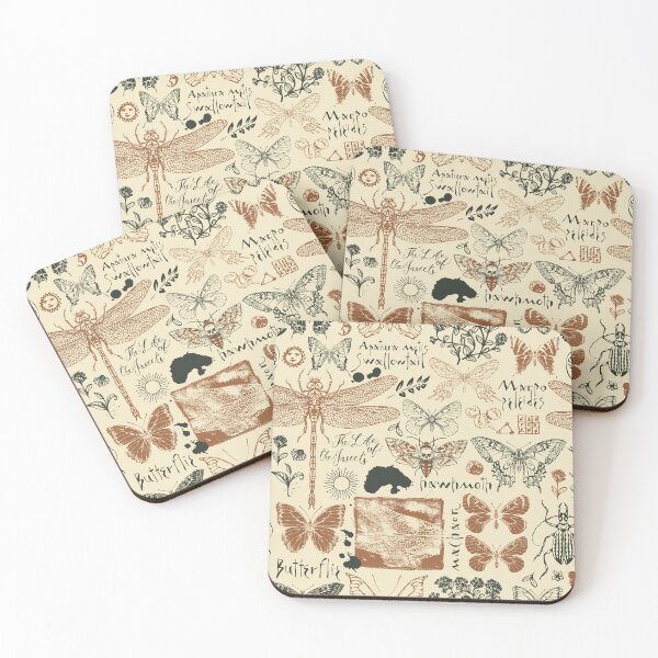 Item preview, Insects and herbs vintage draw designed and sold by Wilkinson39.