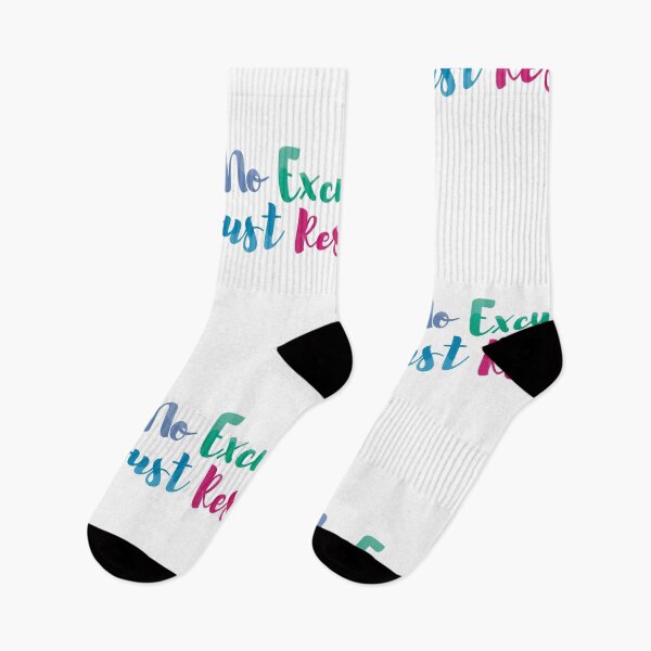 Item preview, No Excuses Just Results designed and sold by lineartdesigns.
