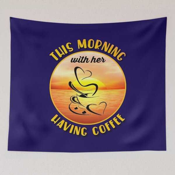 Item preview,  This morning with her having coffee. designed and sold by Umiska.