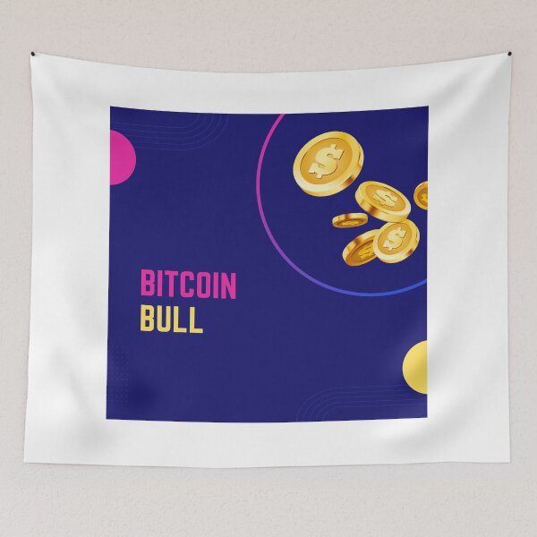 Item preview, Bitcoin Bull ArtWork designed and sold by Shope Buzz.