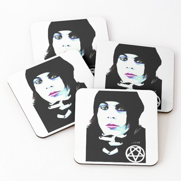 Item preview, Endowed Mige Sparkling Strong  Him Ville Valo Portrait pop designed and sold by TimothySheetsay.